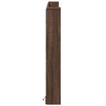 vidaXL Armoire tête de lit avec LED chêne marron 160x16 5x103 5 cm