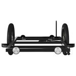 vidaXL Remorque de vélo noir 122x53x28 cm fer