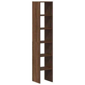 vidaXL Bibliothèques 2 Pièces empilable chêne marron bois d'ingénierie