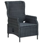 vidaXL Ensemble à manger d'extérieur 9 Pièces et coussins résine tressée
