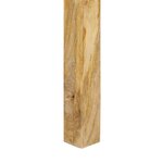vidaXL Table à dîner 110x55x76 cm Bois de manguier massif