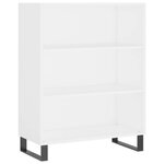 vidaXL Armoire à étagères blanc 69 5x32 5x90 cm bois d'ingénierie