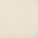 vidaXL Couverture lestée Crème clair 155x220 cm 7 kg Tissu