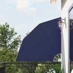 vidaXL Écran de confidentialité pour balcon Bleu marine 140 x 140 cm
