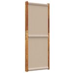 vidaXL Cloison de séparation 3 panneaux taupe 210x180 cm