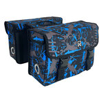 Willex Sacoches de vélo Ice 34 L bleu et noir