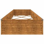 vidaXL Lit surélevé de jardin 387x100x36 cm acier corten