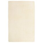 vidaXL Tapis Shaggy à poils longs NAVARRA crème 130x200 cm polyester