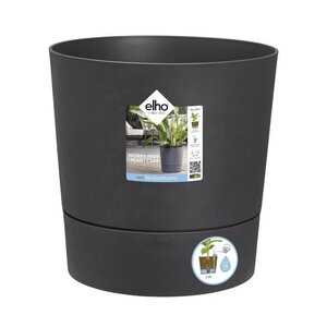 Pot de fleur Rond Greensense Aqua Care Ø 29 5 x hauteur 29 1 cm - 15 L - Gris Charbon