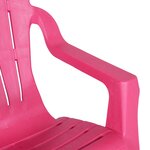 vidaXL Chaises de jardin pour enfants lot de 2 rose 37x34x44 cm PP