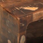 vidaXL Meuble TV 60 x 30 x 25 cm Bois massif de récupération