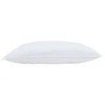 vidaXL Oreiller Blanc 130gsm 100  coton