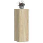 vidaXL Support pour plantes chêne sonoma 33x33x100cm bois d'ingénierie
