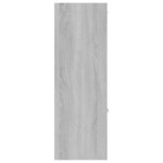 vidaXL Armoire de rangement Sonoma gris 60x29 5x90 cm