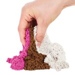 Kinetic sand - sable magique - coffret delices glaces parfume 454g - sable cinétique et coloré a modeler - 6059742 - jouet 3 ans