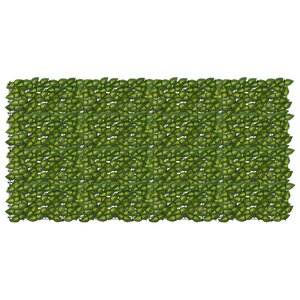 vidaXL Écran de balcon avec feuilles Vert et jaune 200 x 100 cm