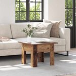 vidaXL Table basse Bois ancien Bois d'ingénierie