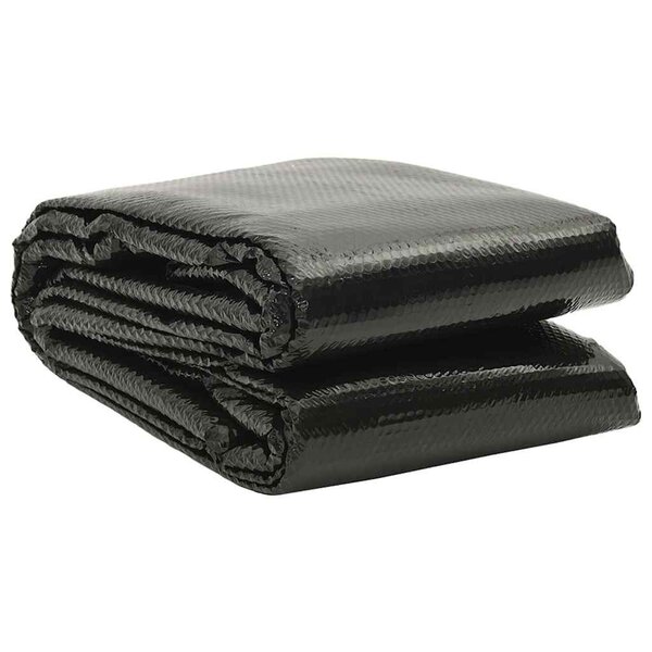 vidaXL Couverture de piscine Noir 732 x 366 cm PE