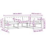 vidaXL Ensemble de canapés d'extérieur 4 Pièces Blanc et gris clair