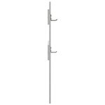 vidaXL Porte-manteau mural avec stockage Gris béton 65 x 3 x 100 cm