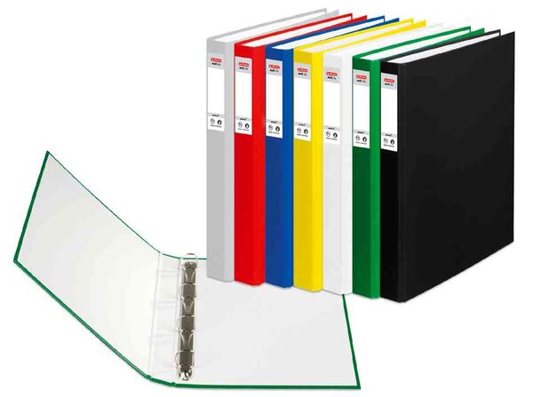 Classeur à anneaux maX.file protect A4 Noir HERLITZ