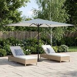 vidaXL Parasol de jardin 200 x 300 cm Polyester Rectangulaire