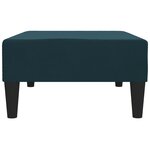 vidaXL Repose-pied Bleu 78x56x32 cm Velours