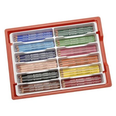 Classpack de 98 crayons de couleur Trio large STABILO