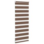 vidaXL Store zèbre marron 55x100 cm largeur du tissu 50 9 cm polyester