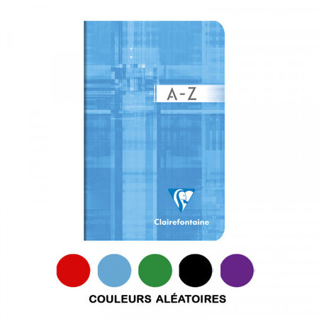 Carnet répertoire piqûre 90x140 96p petits carreaux 5x5 90g clairefontaine