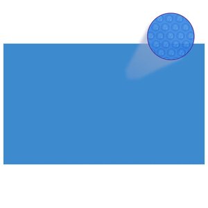 vidaXL Couverture de piscine rectangulaire 500x300 cm PE Bleu