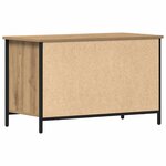vidaXL Meuble TV chêne artisanal 80 x 40 x 50 cm Bois d'ingénierie