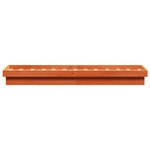 vidaXL Cadre de lit à LED sans matelas 90x200 cm bois massif