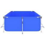 Vidaxl piscine avec cadre en acier 394x207x80 cm bleu