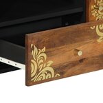 vidaXL Meuble TV 105x33x46 cm en bois de manguier massif