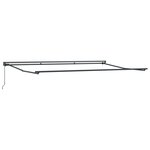 vidaXL Auvent Rétractable Bleu Marine 500x300 cm