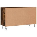 vidaXL Buffet chêne fumé 100x36x60 cm bois d'ingénierie