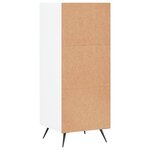 vidaXL Armoire à étagères blanc 34 5x32 5x90 cm bois d'ingénierie