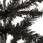 vidaXL Sapin de Noël étroit Noir 120 cm