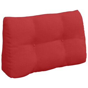 vidaXL Coussin de Dos Rouge 80 x 24 x 50 cm tissu