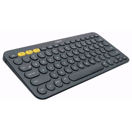 LOGITECH Clavier K380 Dark Grey - Multi-Device Bluetooth Keyboard