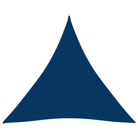 vidaXL Voile de parasol Tissu Oxford triangulaire 3x4x4 m Bleu