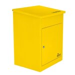 Boîte à colis moyenne 1 porte Jaune à accès frontal Acier galvanisé SMART PARCEL BOX™