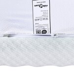vidaXL Coussins de Matelas Blanc et vert 100 x 200 cm