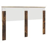 vidaXL Tête de lit Chêne fumé 150 cm Bois d'ingénierie