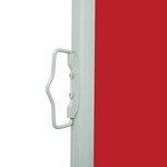 vidaXL Auvent latéral rétractable 160 x 500 cm Rouge