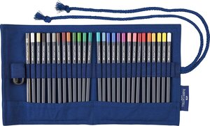 Étui de 27 crayons de couleurs Golfaber en forme de rouleau FABER-CASTELL