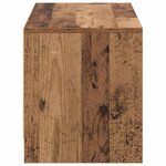 vidaXL Meuble TV Bois ancien 90 x 35 x 40 cm Bois d'ingénierie