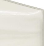 vidaXL Tente de réception pliable avec parois Crème 2x2 m