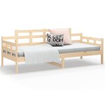 vidaXL Lit de jour bois de pin massif 80x200 cm